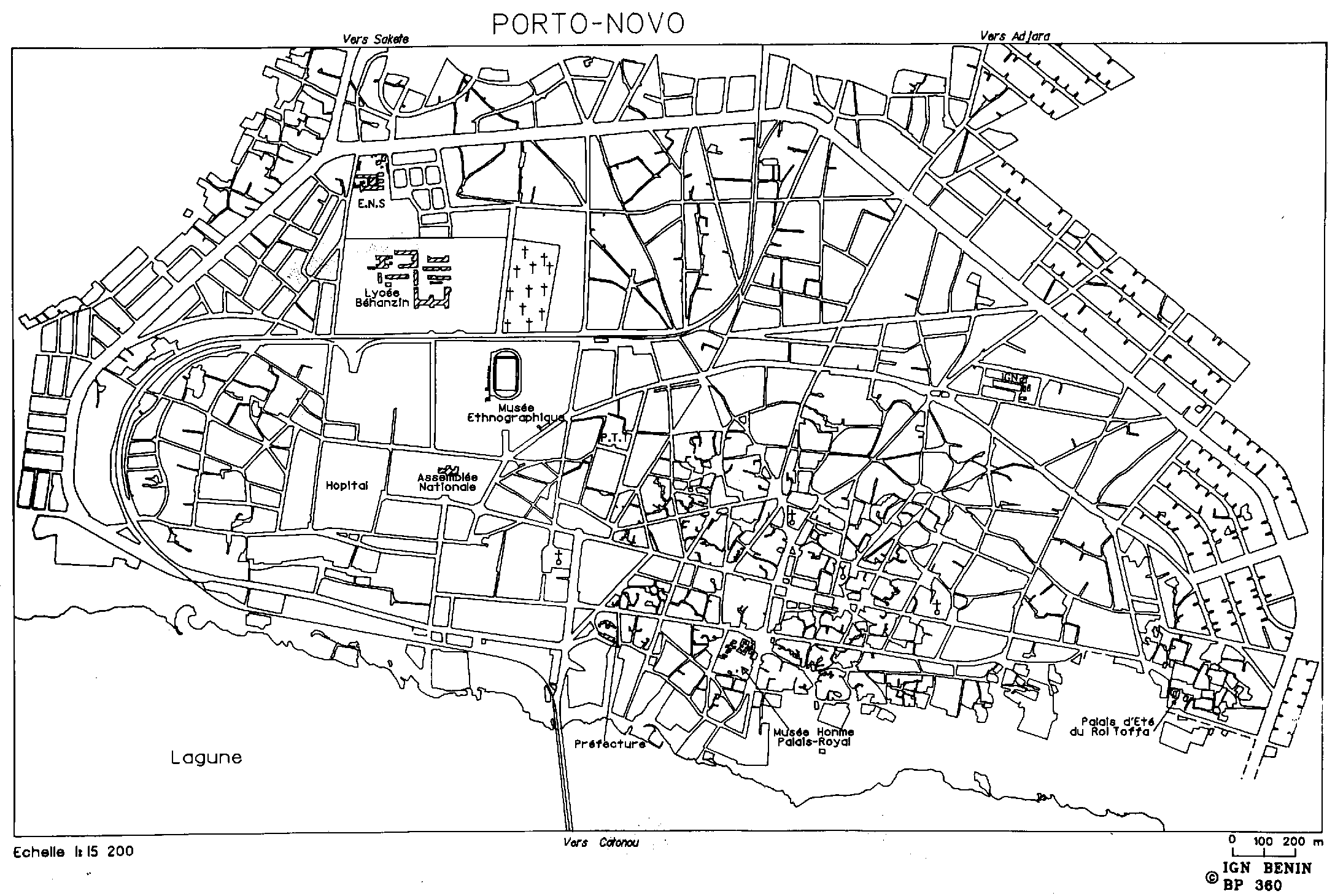 plan de Porto Novo
